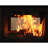 Metal fireplace, wood fire heating fireplace
