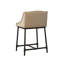 Upholstered Stool with Metal Frame-1222329975