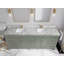 Meuble-lavabo double 84 po avec dessus en marbre Cambridge