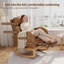 Chaise berçante moderne avec poches latérales et oreiller-133393561