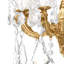 La Scala 3 Light 11.5in x 17in Wall Sconce in Florentine Bronze with Clear Heritage Handcut Crystals-190778346-190778338