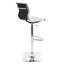 Stoke Gifford Swivel Upholstered Adjustable Height Counter Stool with Metal Frame-25968701
