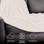 Couverture polaire sherpa pour canapé - 127 x 152 cm, réversible, motif torsadé jacquard, couverture en polaire sherpa pour lit, fauteuil ou canapé - Linge de lit chaud et confortable (Crème)-135637102