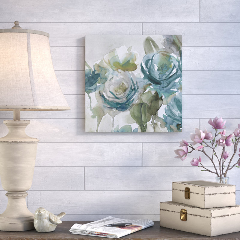 « secret jardin negative i », reproduction de peinture à l’huile sur toile tendue, H 40 po x l 40 po x P 1,5 po