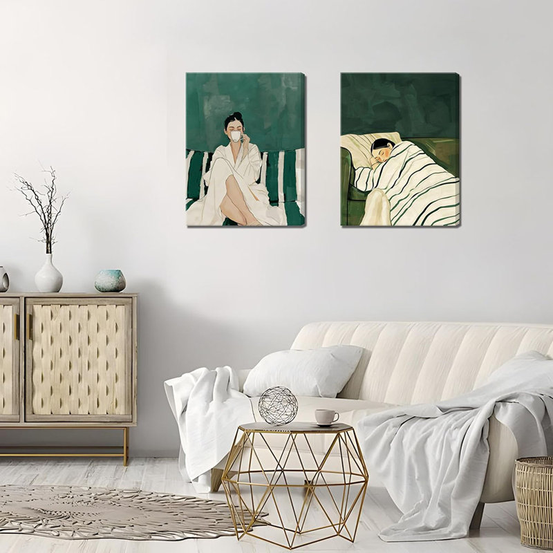 2 Piece Wrapped Canvas Print