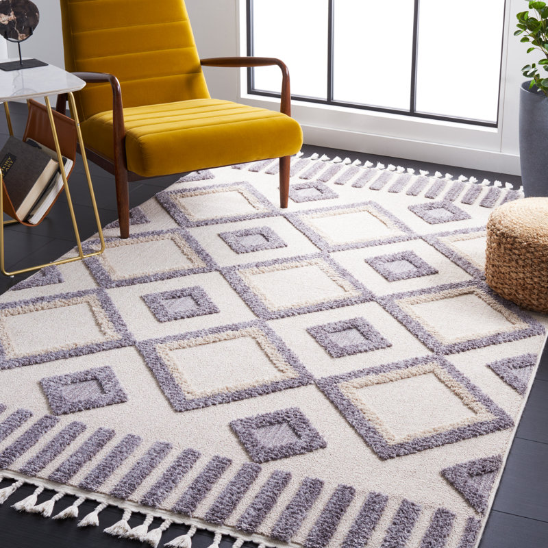 LaKee Performance Geometric Rug, Rectangle 4' x 6'