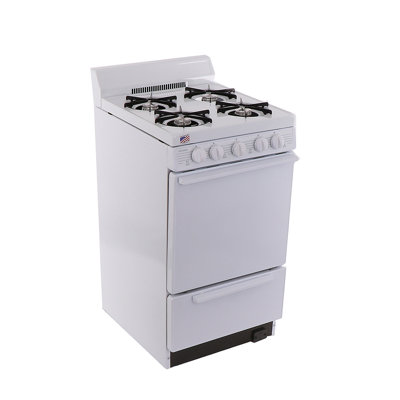 20" Battery Gas Range