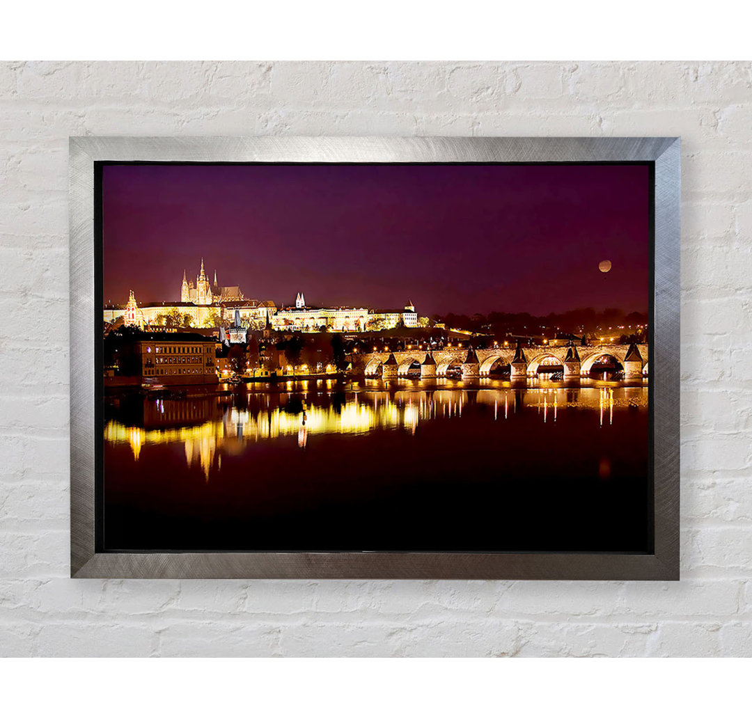 Purple City Reflections - Druck