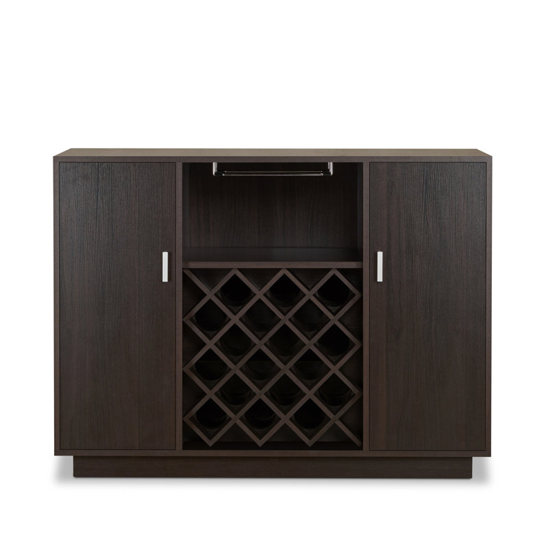 Armoire à vin à finition espresso