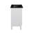 Cascade 24 in. White Oak Bathroom Vanity With Black, 3-Hole Ceramic Sink Top-100841258-100841256