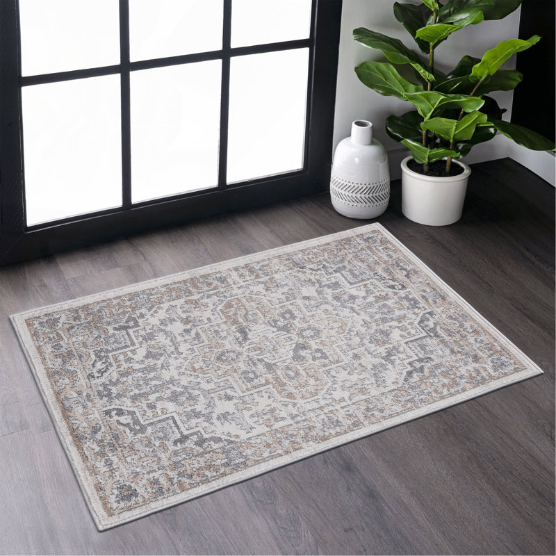  Paillasson ivoire / beige / oriental, Rectangulaire 2 pi x 3 pi