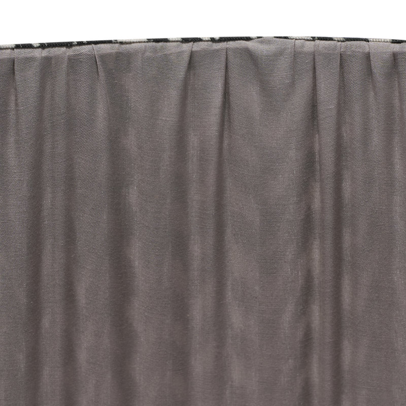 Mio Cotton Empire Lamp Shade ( Uno ), Black, 24.5cm H x 40cm W x 40cm D