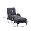 Affric 60cm Wide Velvet Wing Chair Recliner-2130332473