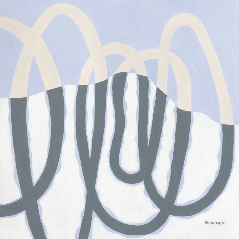 Loops II by Kathy Ferguson - Wrapped Canvas Painting, 122cm H x 81cm W