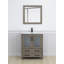  Ensemble de meuble-lavabo simple 30 "avec miroir-106870386