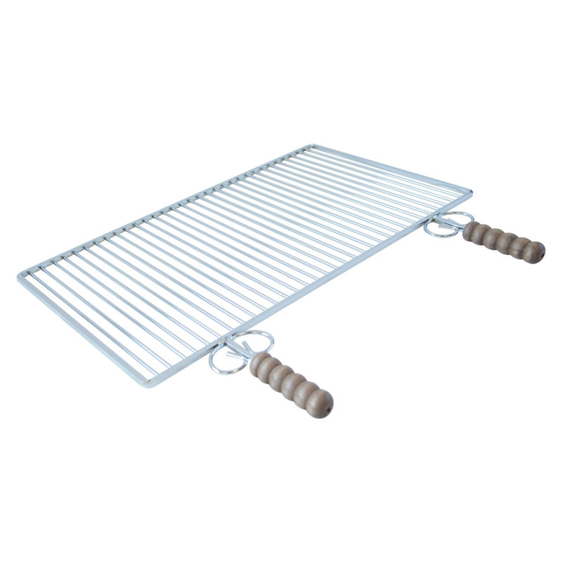 Haroun Steel Non-Stick Grill Griddle, 4cm H x 80cm W x 59cm D