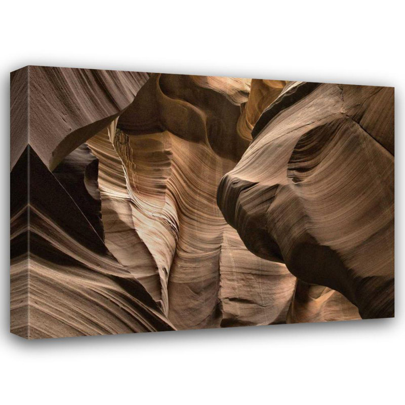 «Red Barrel Studio® Chester» par Colby Gallery, art sur toile tendue: Antelope Canyon III, H 19 po x l 24 po