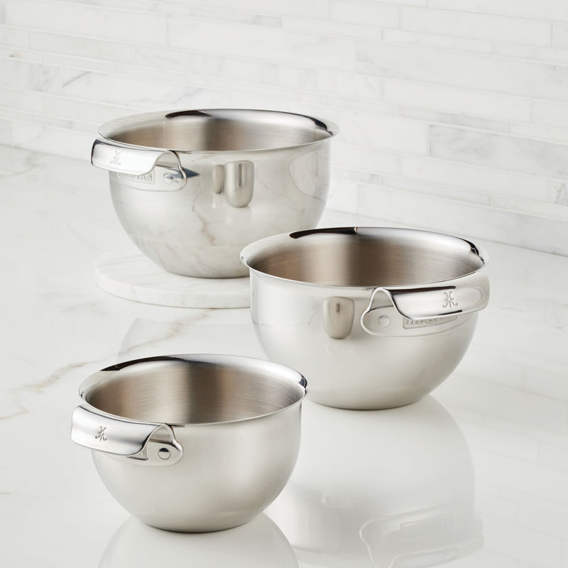 Hestan 3-Piece Stainless Steel Mixing Bowl Set