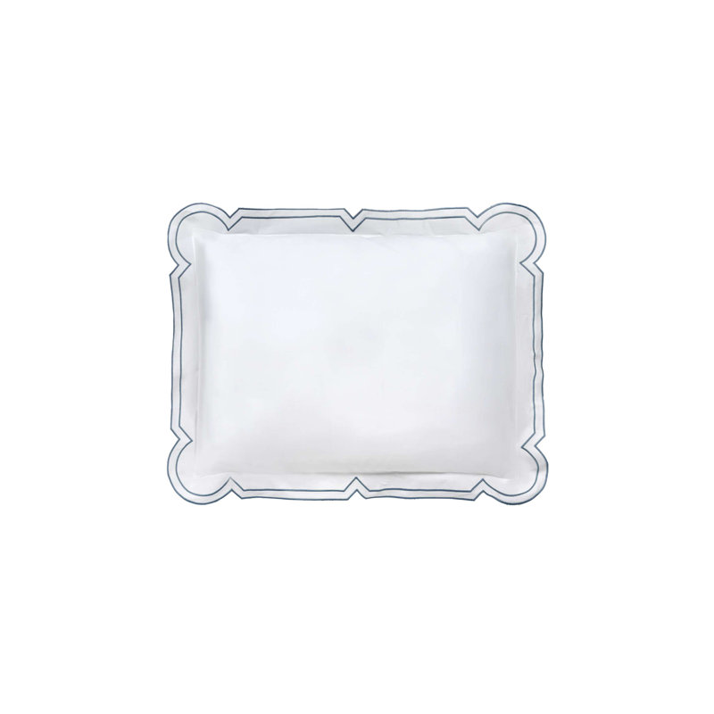 Artemide Embroidery By DEA Cotton Pillow Sham, King