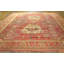 Incroyable tapis turc rouge Oushak