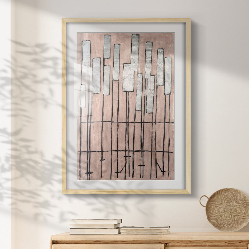 Clavichord II - impression encadrée, Naturel, H 25,5 po x l 17,5 po