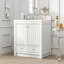 Meuble-lavabo simple 30 po avec 2 portes, tiroir et plateau en quartz-2050255369