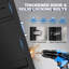 10-12 Large Gun Safe, Unassembled Biometric Gun Safe for Shotguns with Lockable Inner Cabinet & Removable Adjustable Pegboard, Gun Cabinet with Dual Alarm & Mute Function