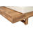 Clayton Outdoor 4-Piece Acacia Wood Sectional Patio Sofa Set With Cushions