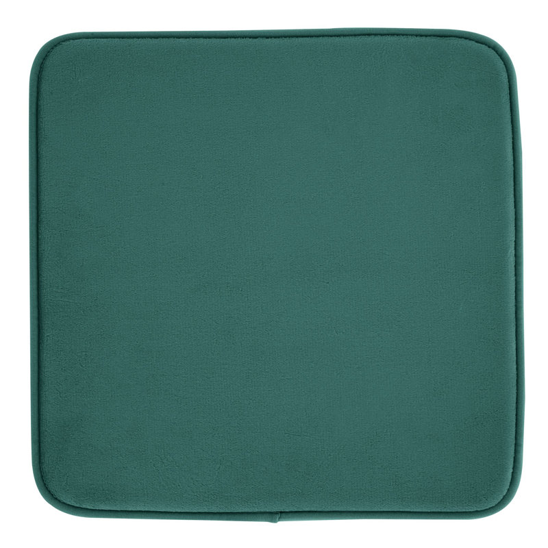 Anti-Bacterial Memory Foam Shower Mat, Forest Green