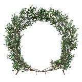 62.5'' Faux Tree in Metal Freestanding