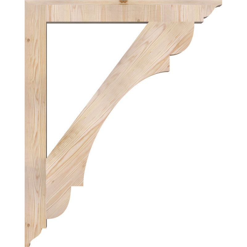 Olympic Traditional Bracket, Douglas Fir (Smooth), 40" H x 3.5" W x 32" D
