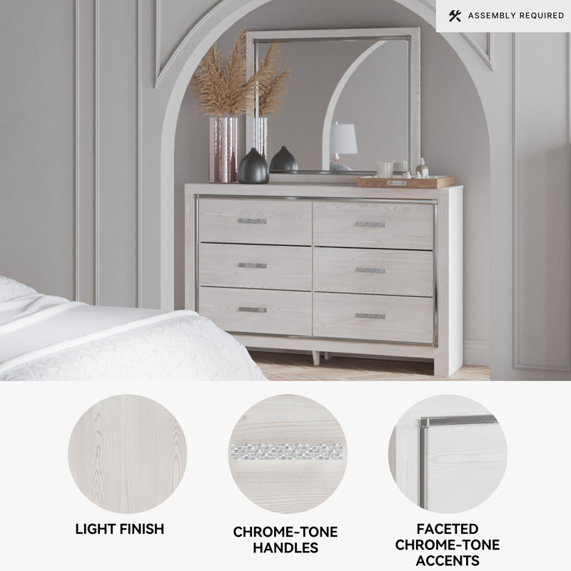 Beamond 6 Drawer 75.5 W