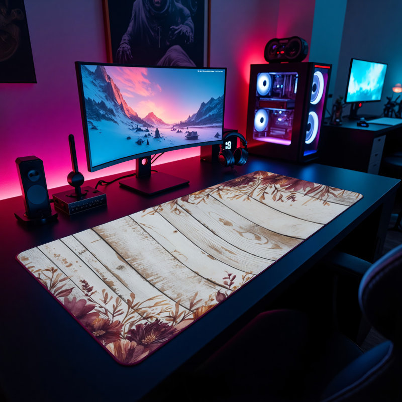 Polyester Desk Pad, 23.6x13.8