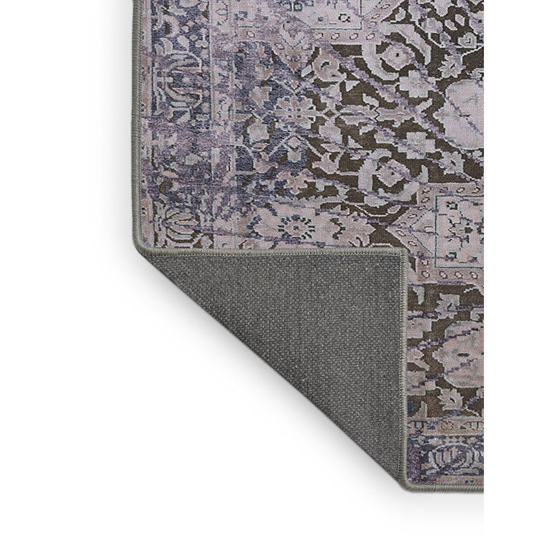 Tapis gris / ivoire Ivery, Rectangle 7 pi x 9 pi