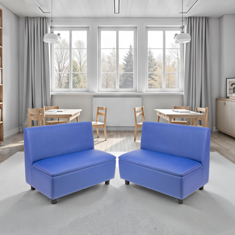Kid Comfort Collective Modular Sofas, 2-Pack - Blue, Blue