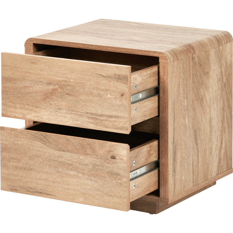 Eversley 50cm W Manufactured Wood Bedside Table