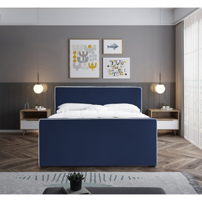 Haneesh Upholstered Unfinished Panel Bed
