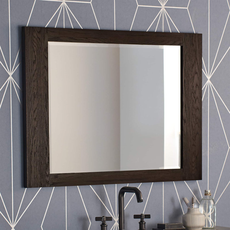 Winemaker Series Rectangle Mirror, Charred Oak, 37.25" x 26.5"