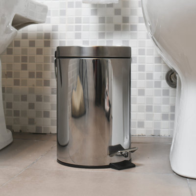 Stainless Steel With Lid And Pedal