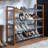 4 Tier Wooden Stackable 16 Pair Shoe Rack