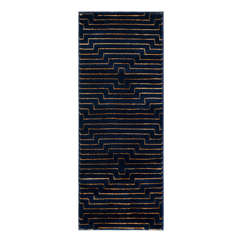 Nikica Geometric Area Rug , Runner 2' x 5'1"
