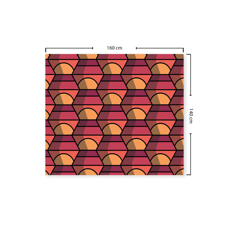 East Urban Home kitchen decoration, tablecloth, 140 x 200cm - Designed and made in Turkey