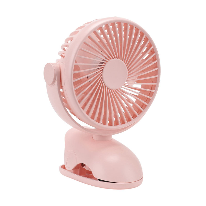 Living And Home 19.5cm Pedestal / Standing Fan Fan, Pink
