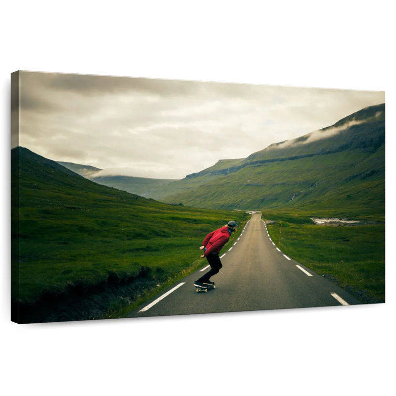 Liberté en planche à roulettes Sireci, H 8 po x l 12 po
