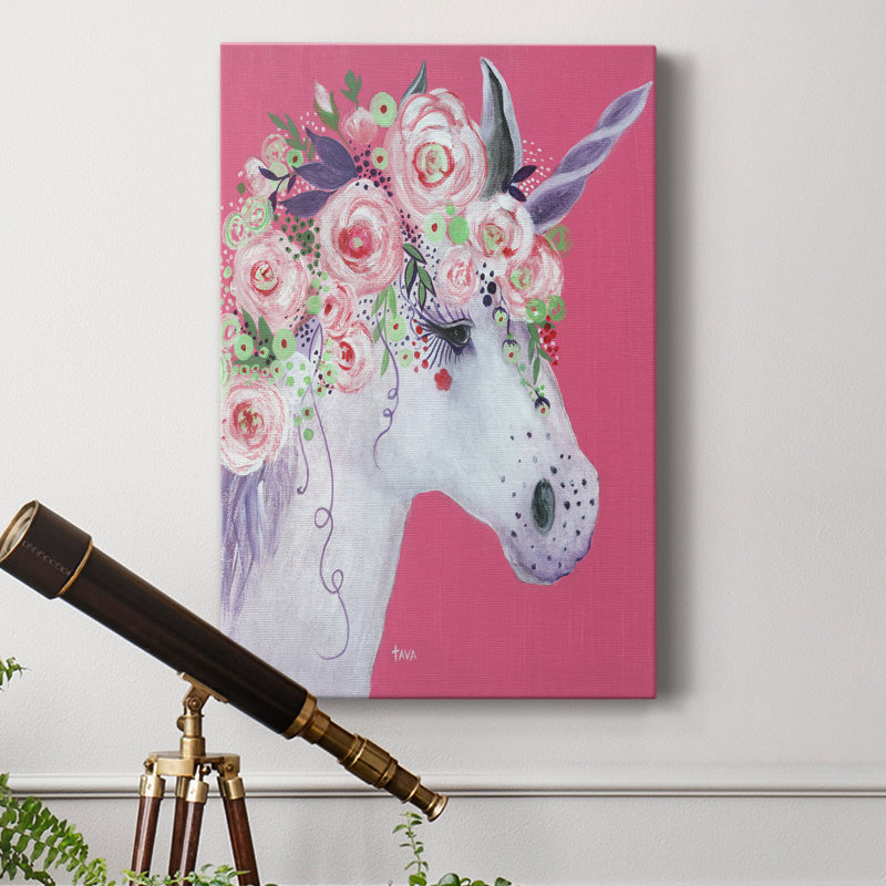 Toile tendue avec châssis de qualité licorne II - prête à être accrochée, H 12 po x l 8 po x P 1 po