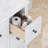 Janus 36" Single Bathroom Vanity with Marble Top-1658010043
