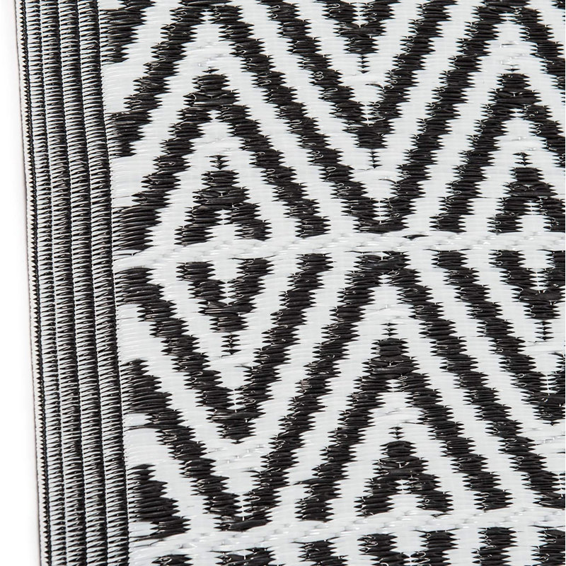Blountsville Geometric Hand Woven 120cm X 180cm Indoor / Outdoor Area Rug