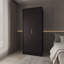 Garde-robe Berlin, deux portes, tringle, deux tablettes, étagère à chaussures, chambre à coucher