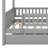 Wooden House Bed With Trundle-371250371