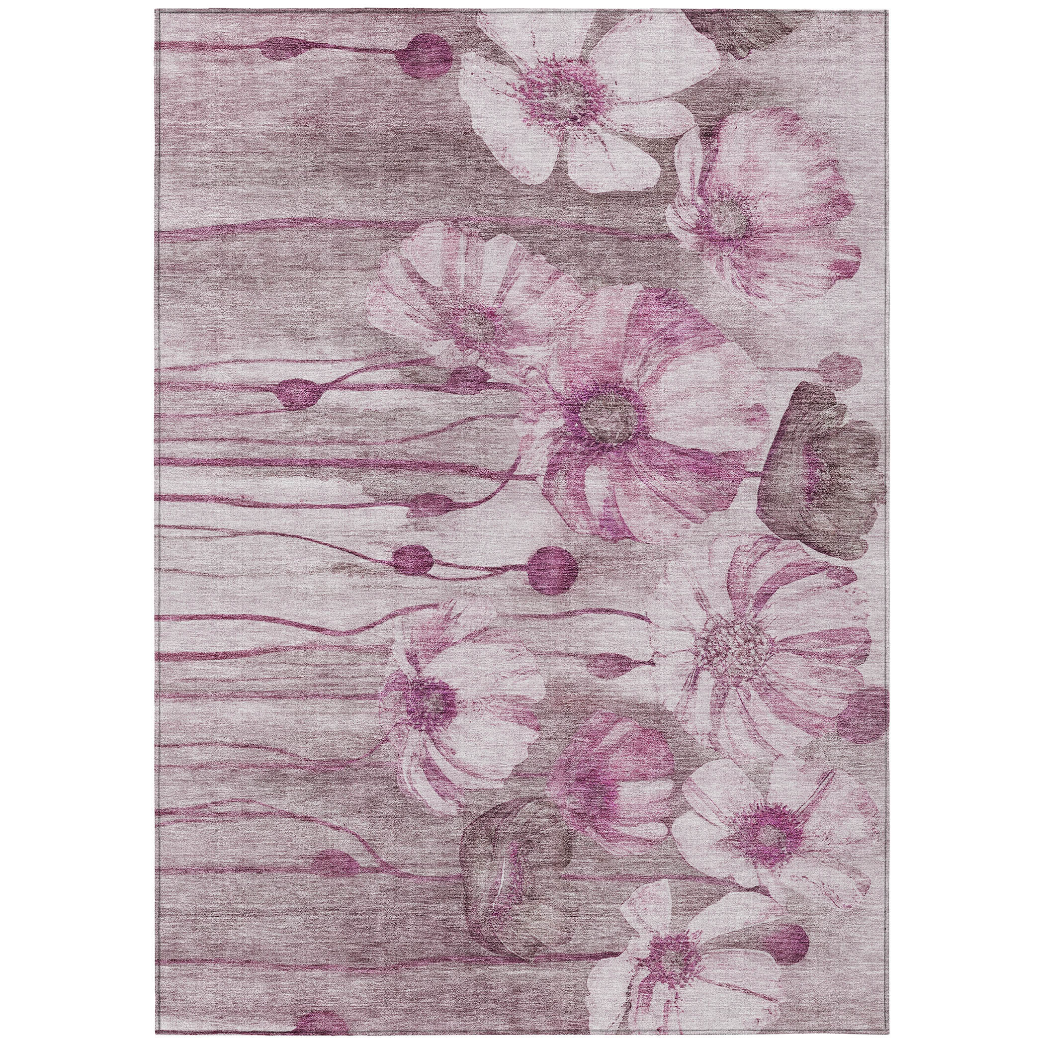 Rectangular Durable Rubber Indoor/Outdoor Mat - Pick Your Plum